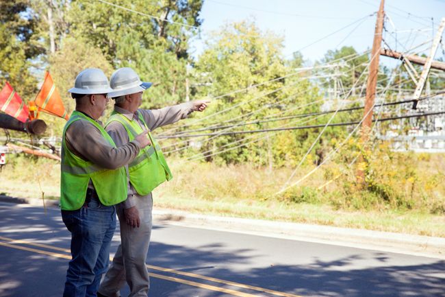 Damage in the Carolinas from Hurricane Matthew