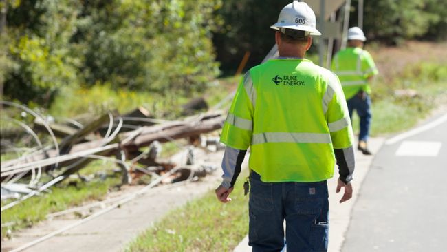 Damage in the Carolinas from Hurricane Matthew