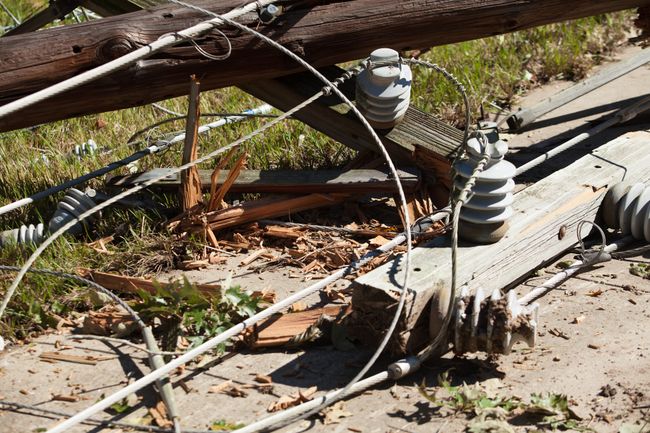 Damage in the Carolinas from Hurricane Matthew