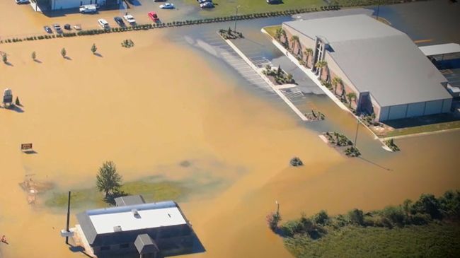 Flooding in the Carolinas from Hurricane Matthew