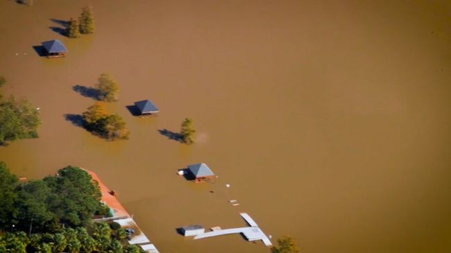 Flooding in the Carolinas from Hurricane Matthew