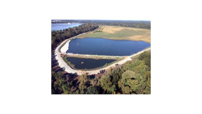 Aerial Photo of the H.F. Lee Coal Ash Basin