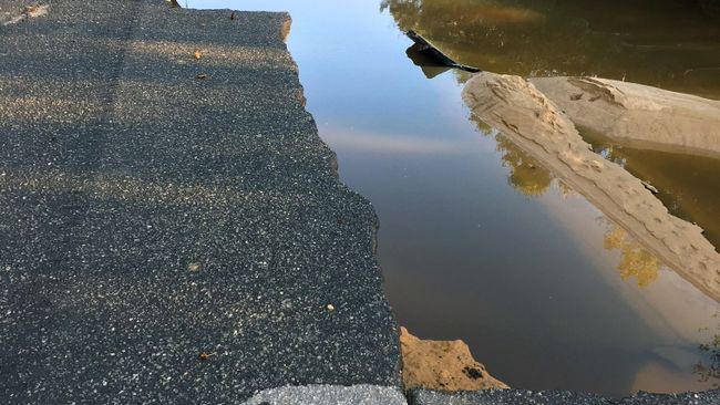 H.F. Lee Site Road Damage