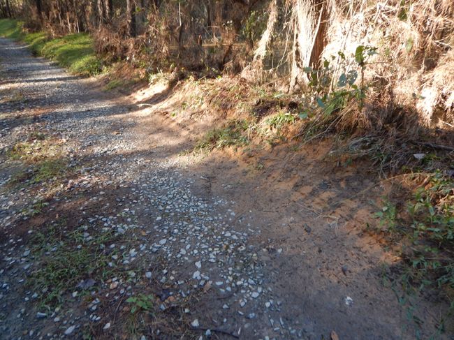 Example of Erosion in Inactive Basin