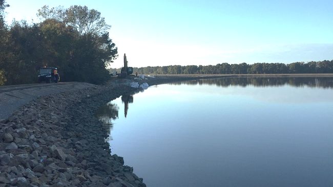 H.F. Lee Cooling Pond Break Repair