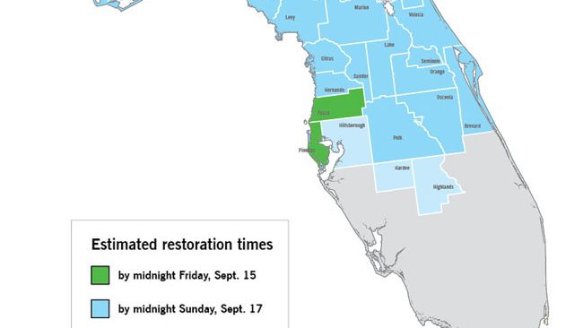 FL map restoration times
