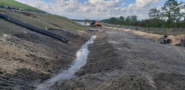 Sutton landfill repair work underway in the wake of Hurricane Florence. Photo uploaded Sept. 19, 2018.
