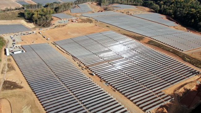 Duke Energy's first solar plant in Surry County, N.C., goes online