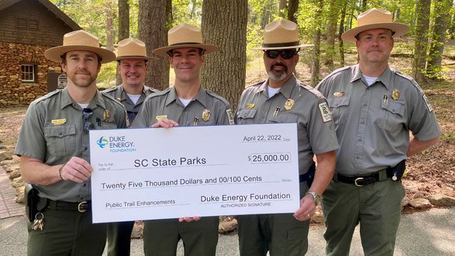 Duke Energy celebrates Earth Day with $100,000 in grant funding to improve access to South Carolina parks, trails