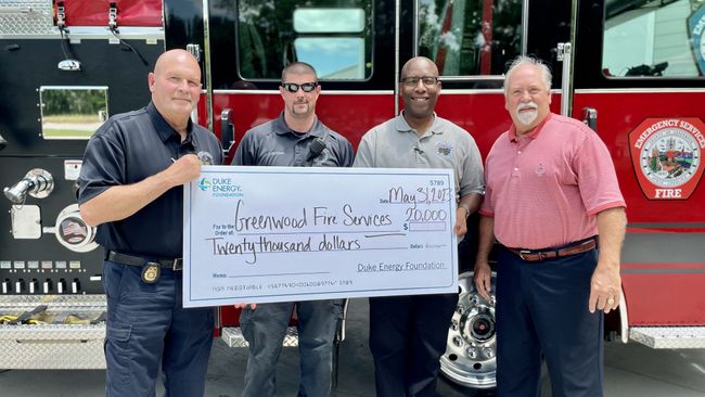Duke Energy supports first responders with $500,000 in grants for emergency preparedness in South Carolina 
