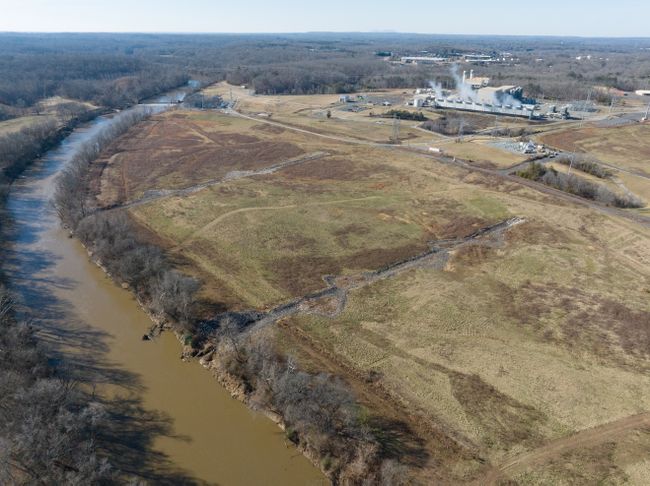 Former Dan River Ash Basins Natural Gas Plant Backdrop