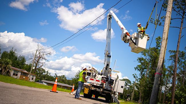 Duke Energy Florida agradece a sus clientes su paciencia mientras la compañía finaliza el rápido restablecimiento de casi todos los clientes afectados por el huracán Debby.
