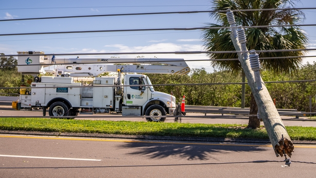 Duke Energy Florida publica los plazos de restauración calculados de los clientes afectados por el huracán Milton