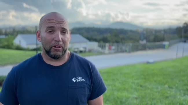 Linemen helped to restore Asheville VA hospital