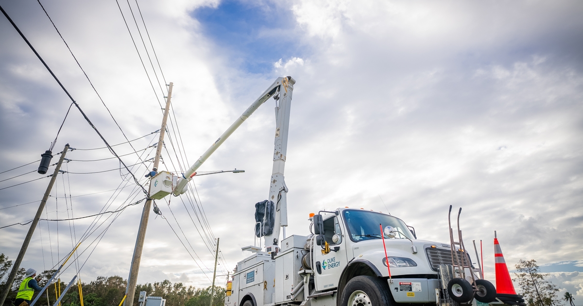 Duke Energy Florida continues with power restoration in areas impacted ...