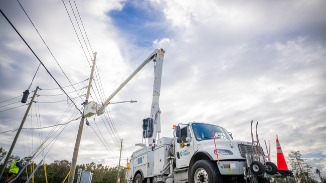 Duke Energy Florida continues with power restoration in areas impacted ...