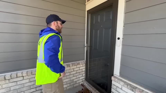 Home energy assessment b-roll and SOTs