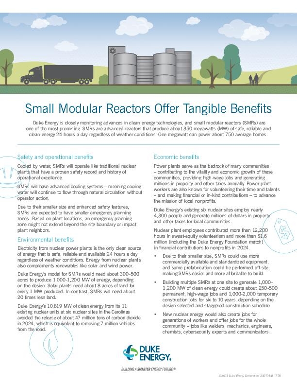 Small Modular Reactors Fact Sheet