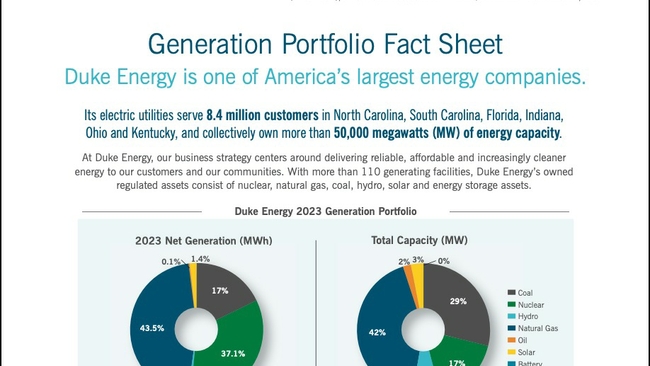Regulated Generation Fact Sheet
