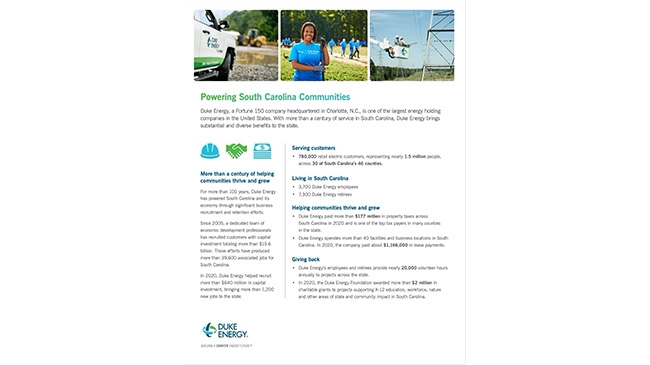 SC Economic Impact Fact Sheet