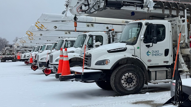 Duke Energy urges customers to prepare for snow, high winds and bitter cold across the Carolinas