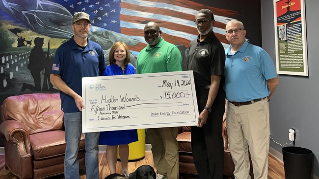Duke Energy Foundation honors South Carolina veterans this Memorial Day with $30,000 in grants for workforce development