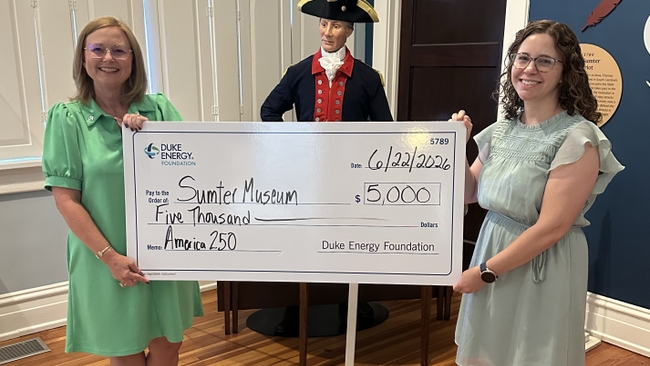 Duke Energy Foundation completes more than $550,000 in grants to South Carolina organizations celebrating nation’s 250th birthday 