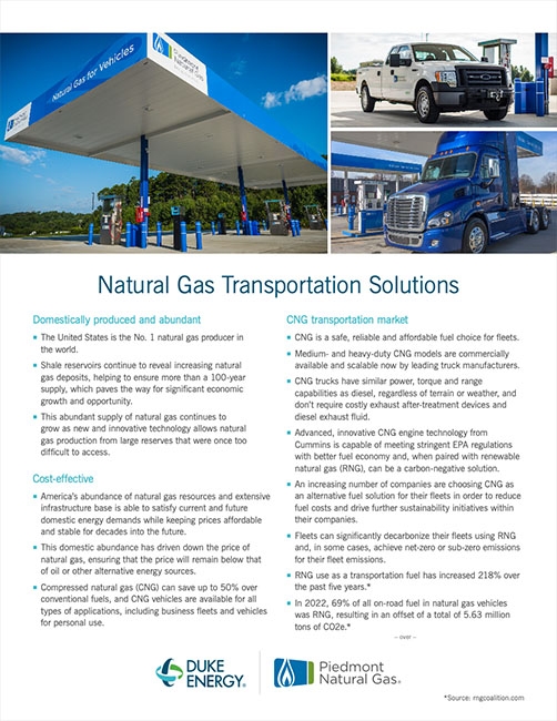 Natural Gas Transportation Solutions