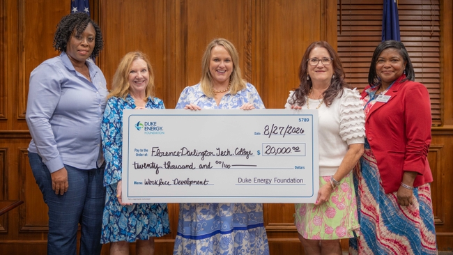 Duke Energy Foundation invests $180,000 in workforce training to support growth across South Carolina