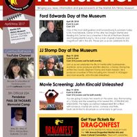 Museum Events for April 2018