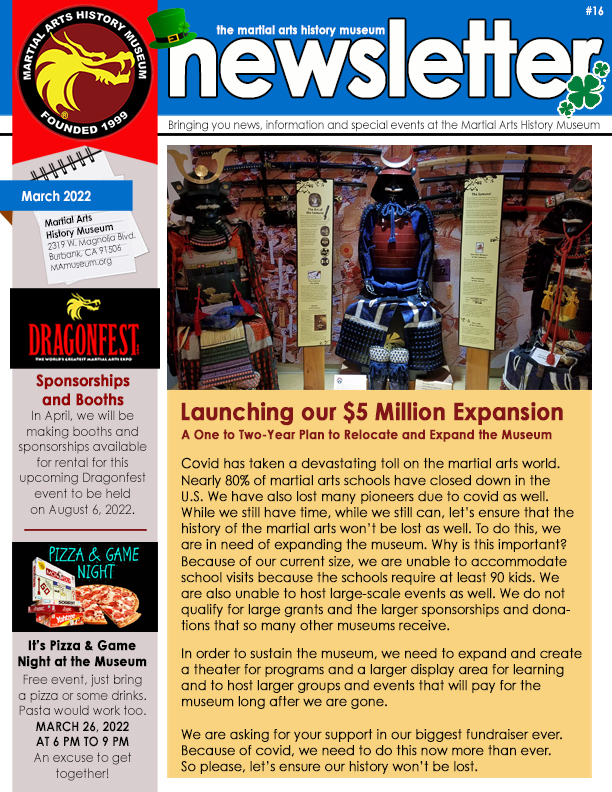 Martial-Arts_museum_Newsletter-No. 16 page 1