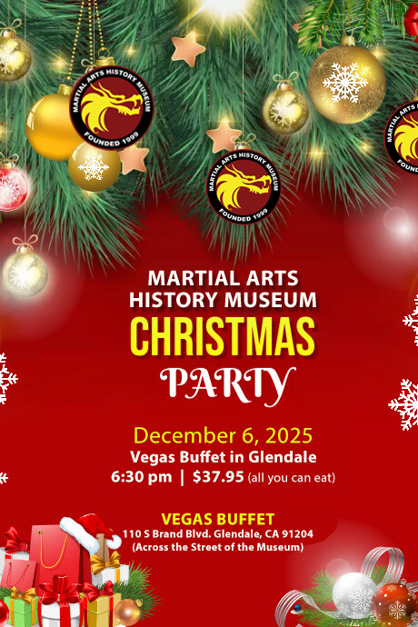 martial arts museum - christmas