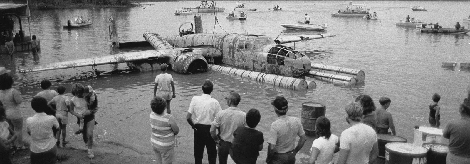 WWII B-25 raised from the depths in South Carolina