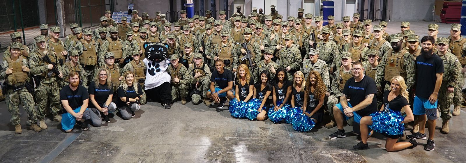 Panthers troupe goes overseas to support military