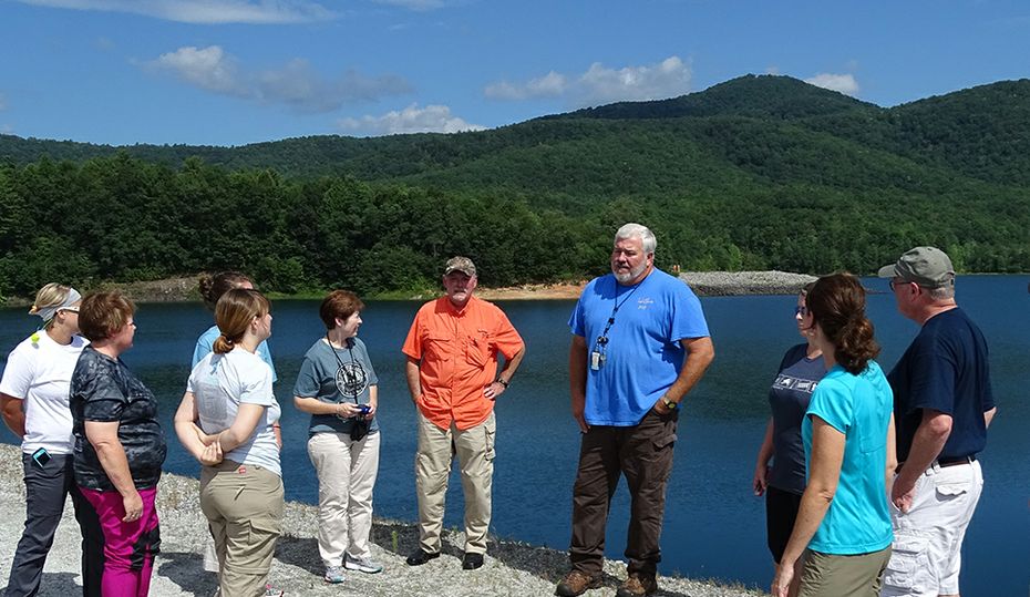 Slideshow: Teachers wade through the ecosystem