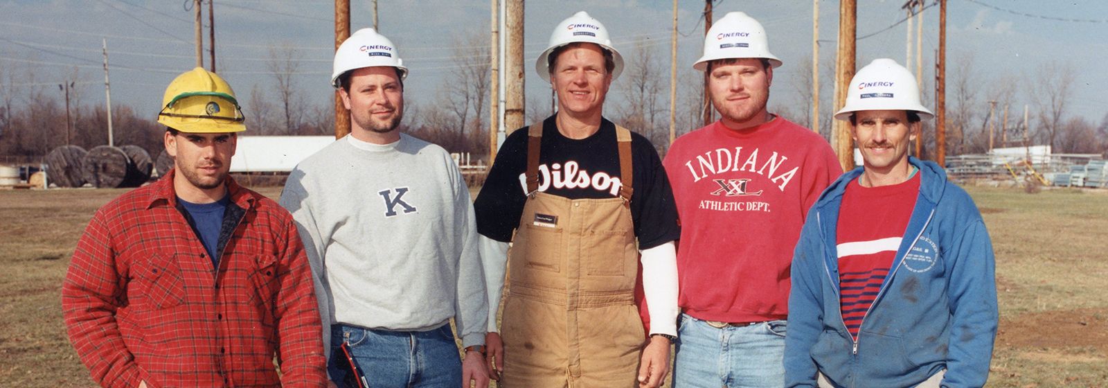 Retro photos: Lineworkers in training