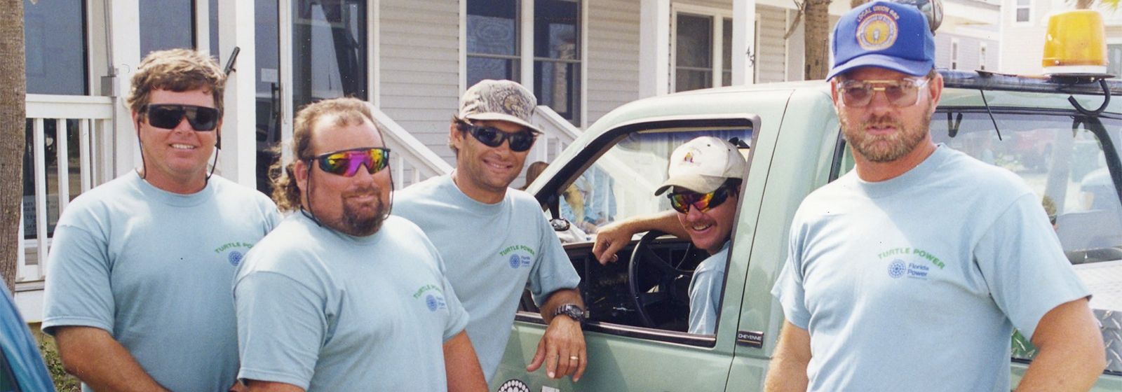 Retro photos: The men of 'turtle power'
