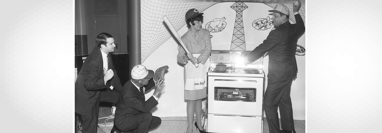 Retro photos: Why are they playing baseball indoors?