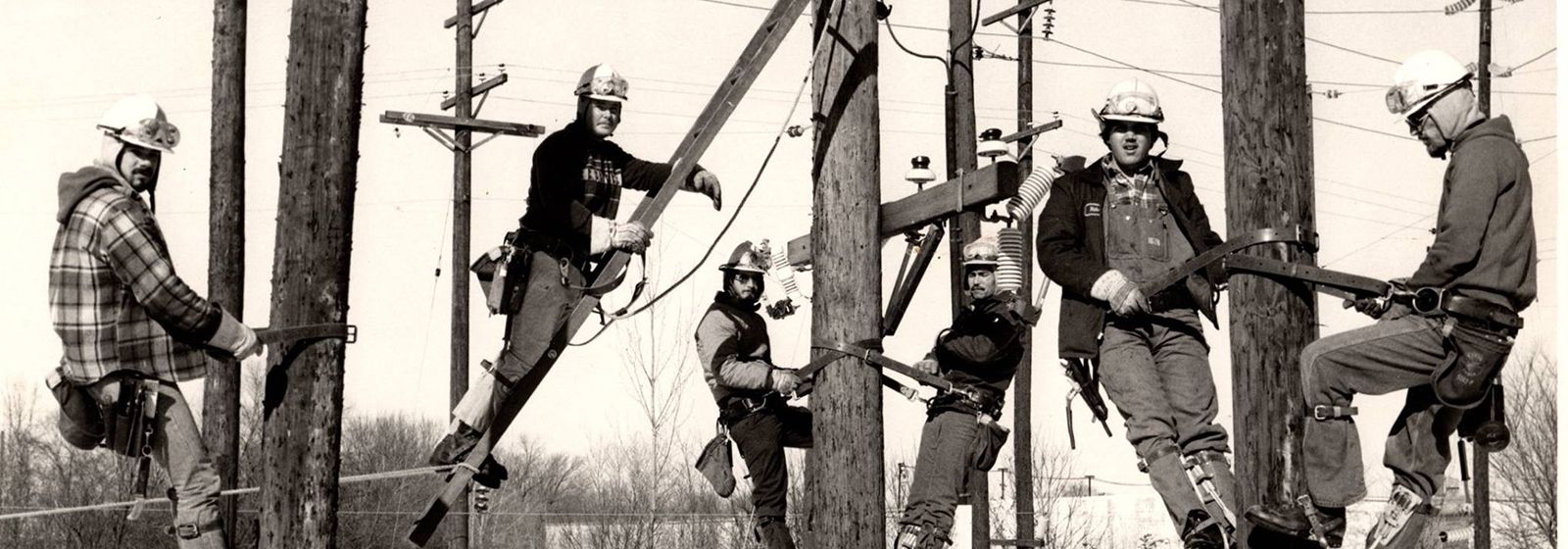 Retro photos: From the power plant to the power lines