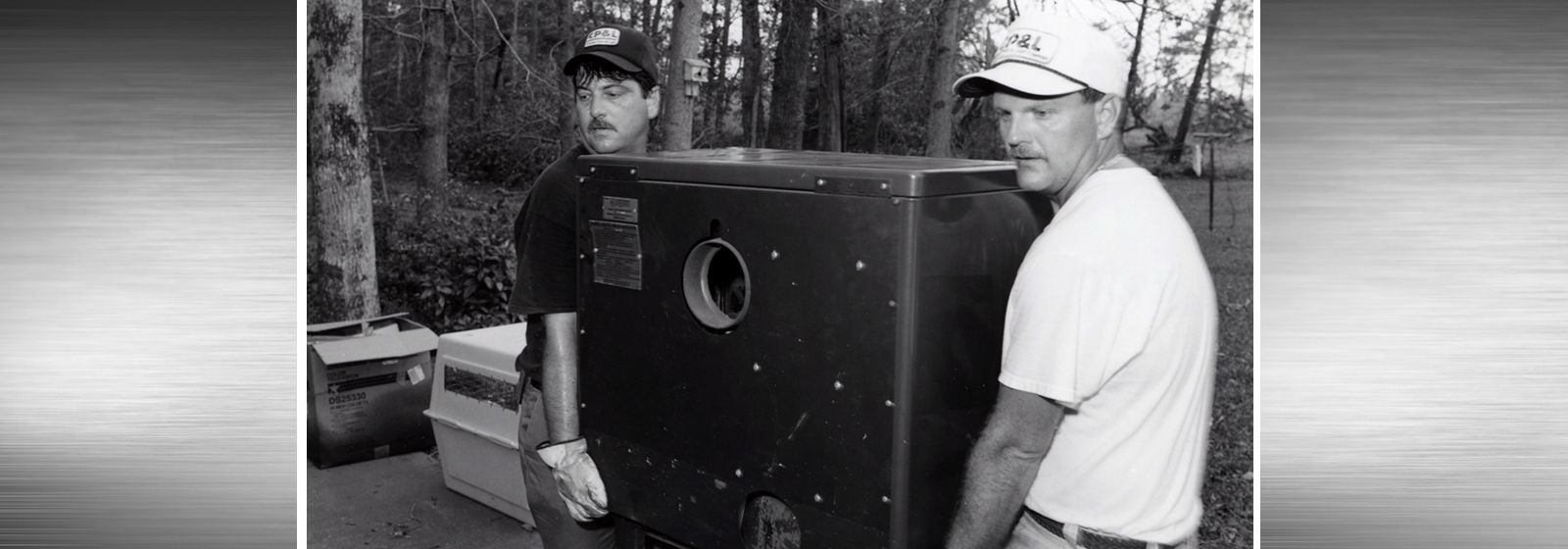 Retro photos: Hurricane Hugo crew