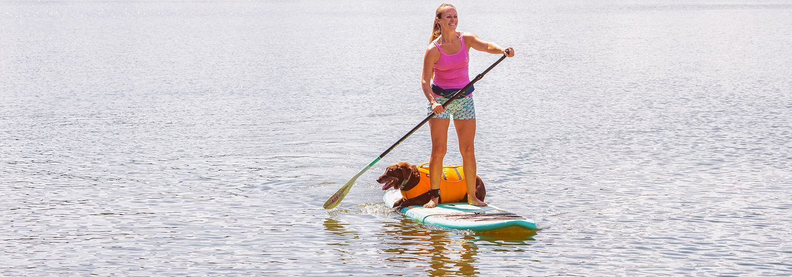 Heidi Schmidt found happiness on a paddleboard