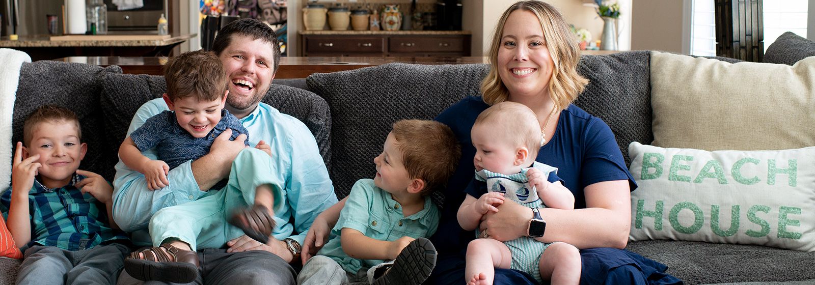 For this family, three of a kind helps lead to a full house 