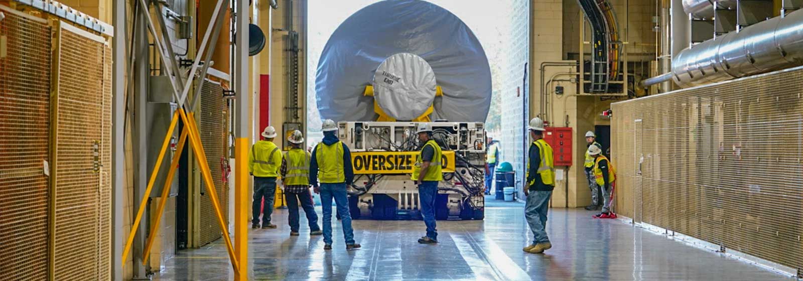 Giant turbines make the move to Catawba Nuclear Station