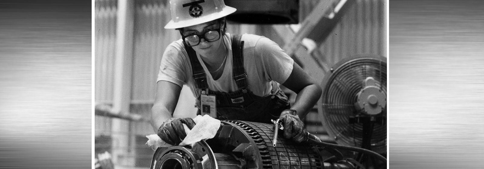 Retro photos: In the plant
