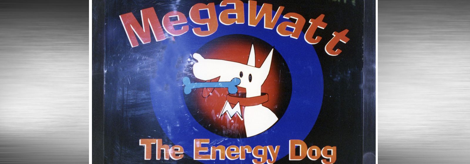 Retro photos: It's Megawatt, the energy dog!