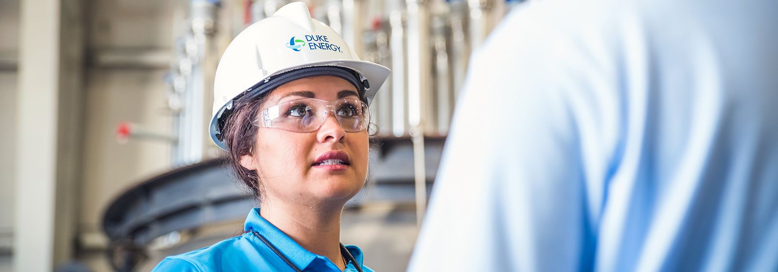 She found a rewarding career working at  nuclear plant