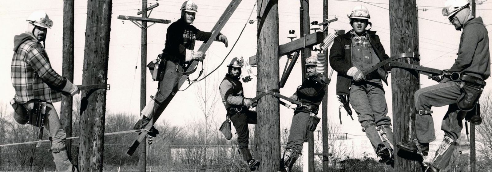 Retro photos: Lineworkers through the years