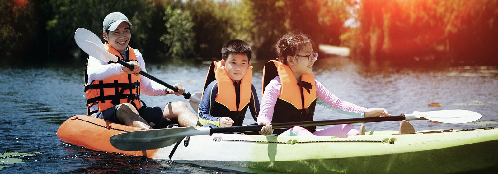 Wear a life jacket and stay safe