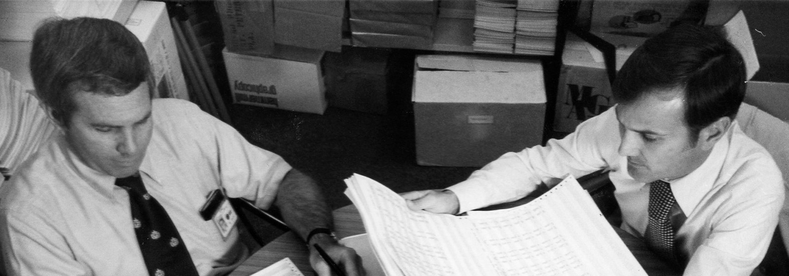 Retro photos: Look at these spreadsheets