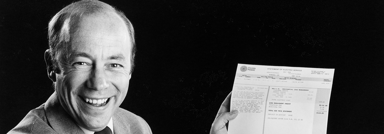 Retro photos: Why is this man smiling?